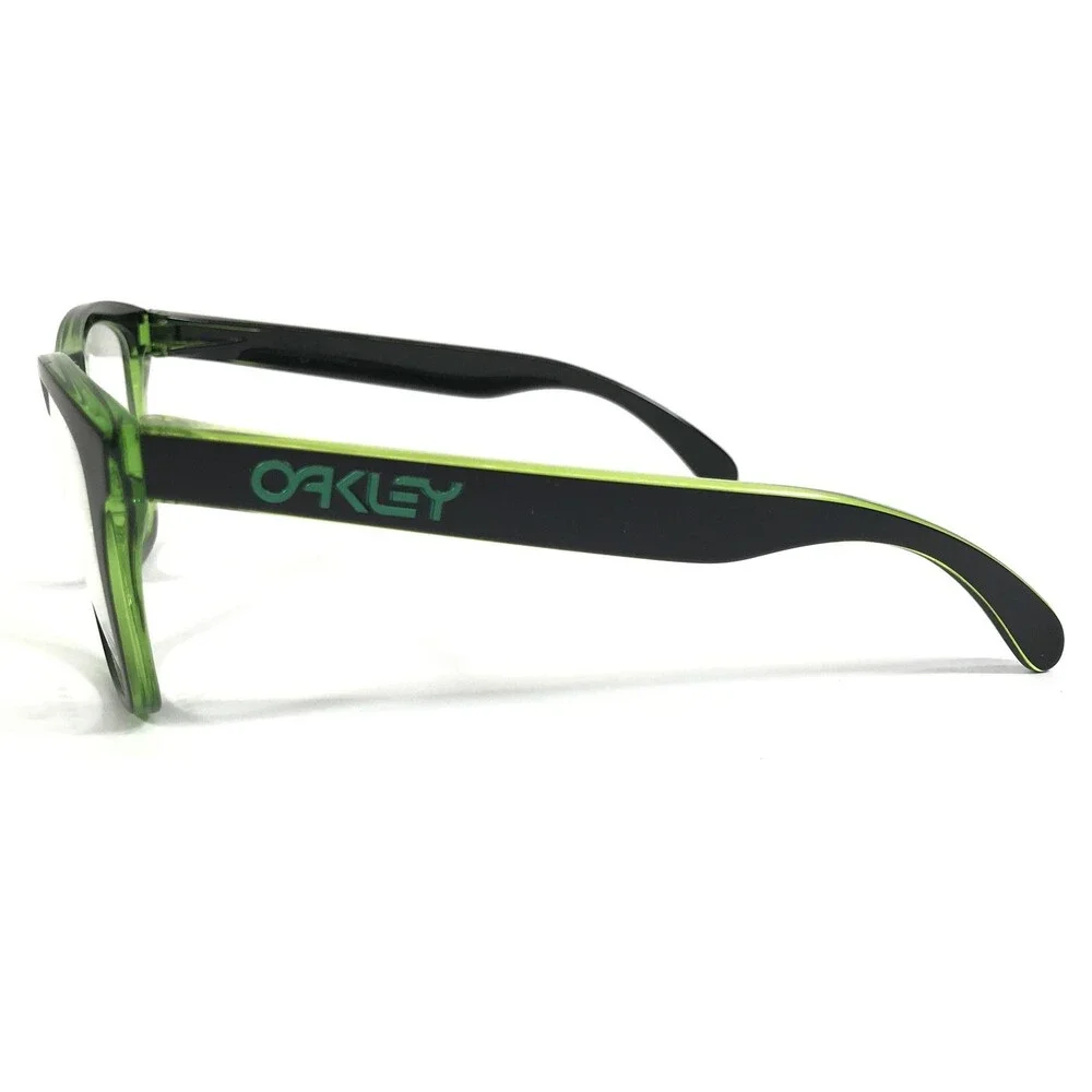 Oakley Eyeglasses Frames Frogskins OX8131-0254 Black Green Full Rim 54-17-138